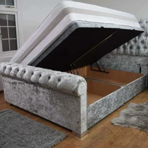 Sleigh Chesterfield Divan Ottoman Bed
