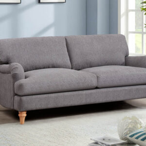 Belvadere 3 Seater Fabric Sofa - Grey