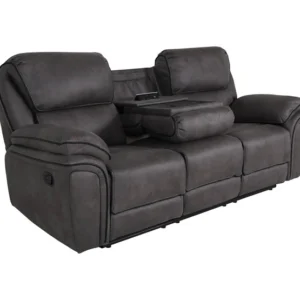 Monaco 3 Seater Recliner Sofa - Grey