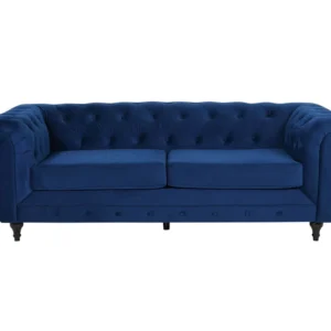 Chesterfield 3 Seater - Plush Blue