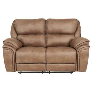 Monaco 2 Seater Recliner Sofa - Brown