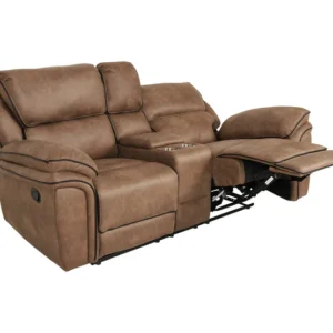 dante-furniture-monaco-2-seater-conesole-brown-recliner-sofa-fabric-4
